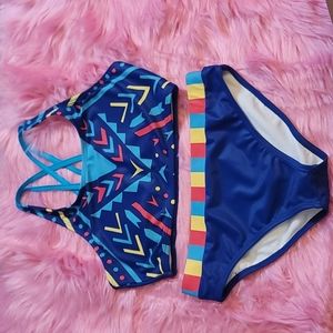Girls swimsuit, girls size 14, Large/XL, never worn